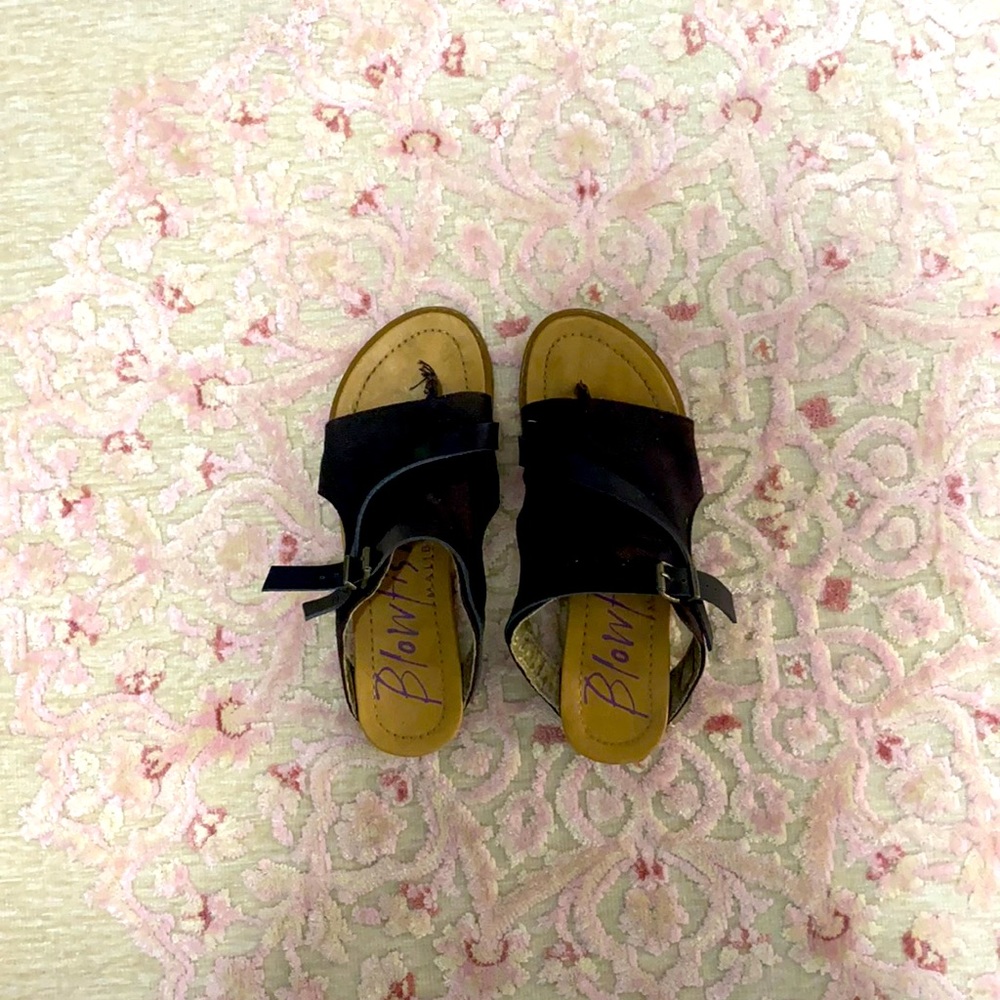 Brown Blowfish sandals size 7.5